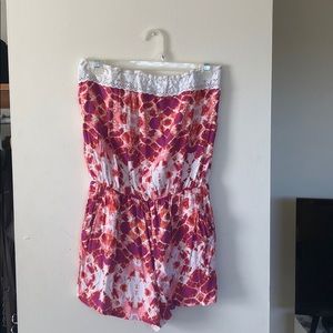 Multi colored romper